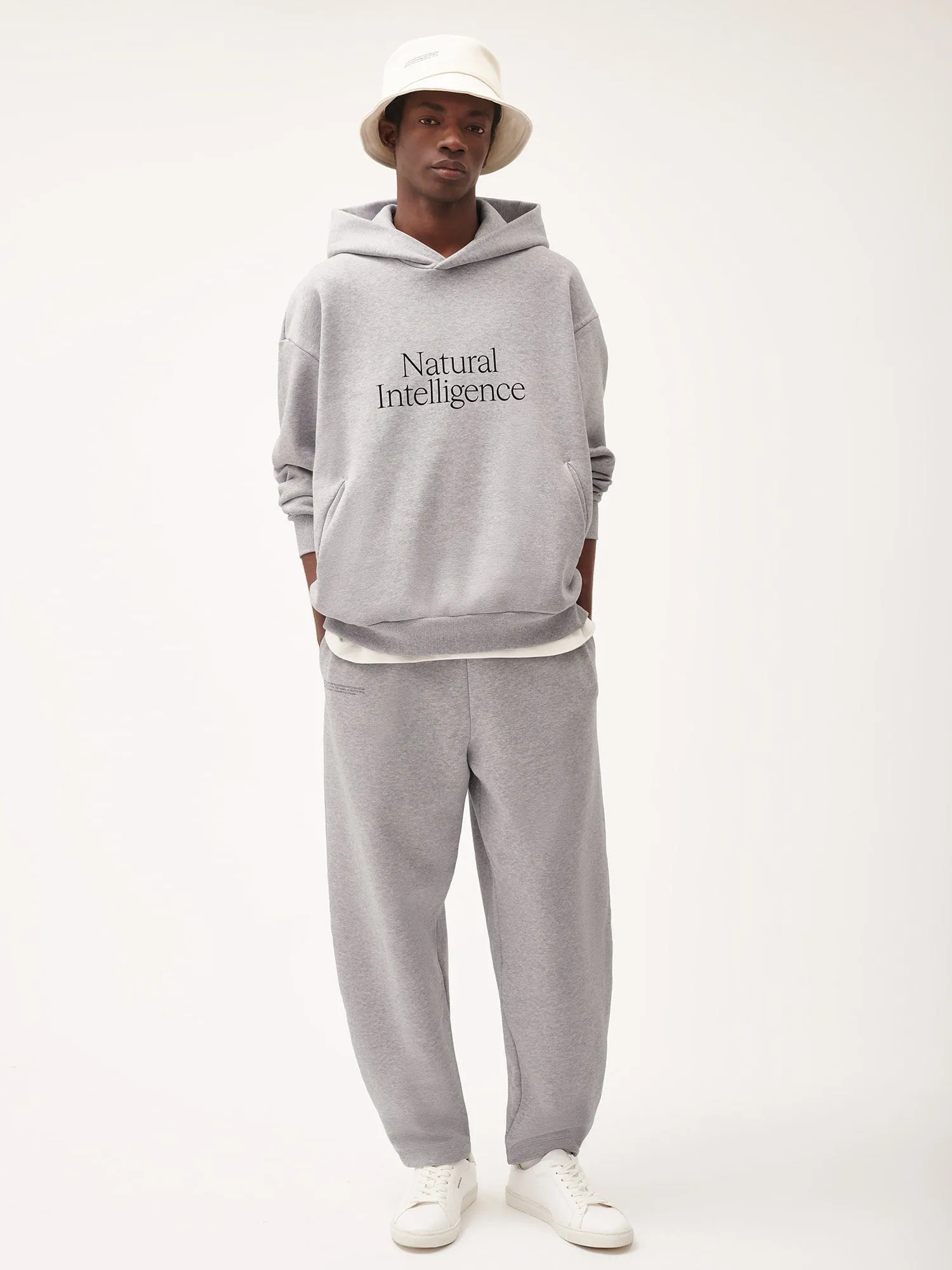Mens DNA Barrel-Leg Track Pantsgrey marl
