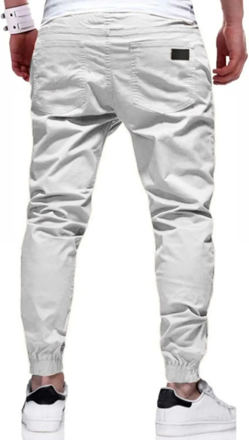 Men's Joggers Sweatpants Slim Fit Jogger Pants Drawstring Gym Running Workout Pant with Pockets