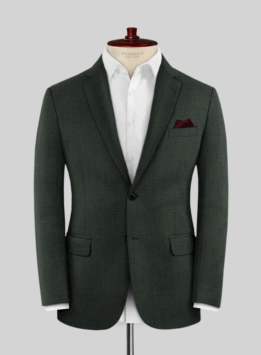 Napolean Bob Weave Green Wool Jacket