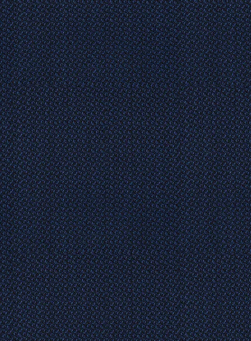 Napolean Bold Blue Wool Tuxedo Jacket