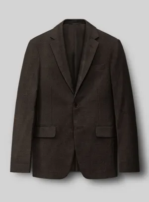 Napolean Dark Brown Wool Jacket