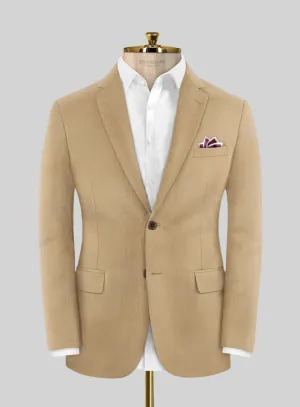 Napolean Stretch Dark Khaki Wool Jacket