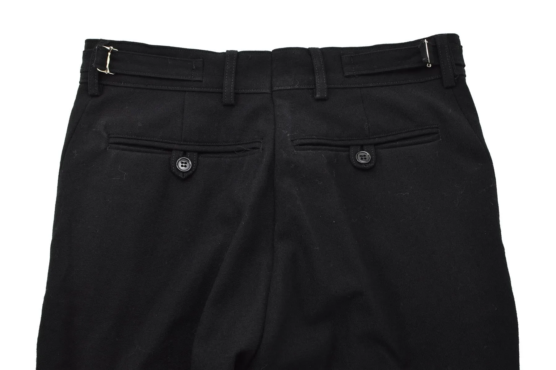 Original British military uniform pants dress royale navy class 2 black wool NEW