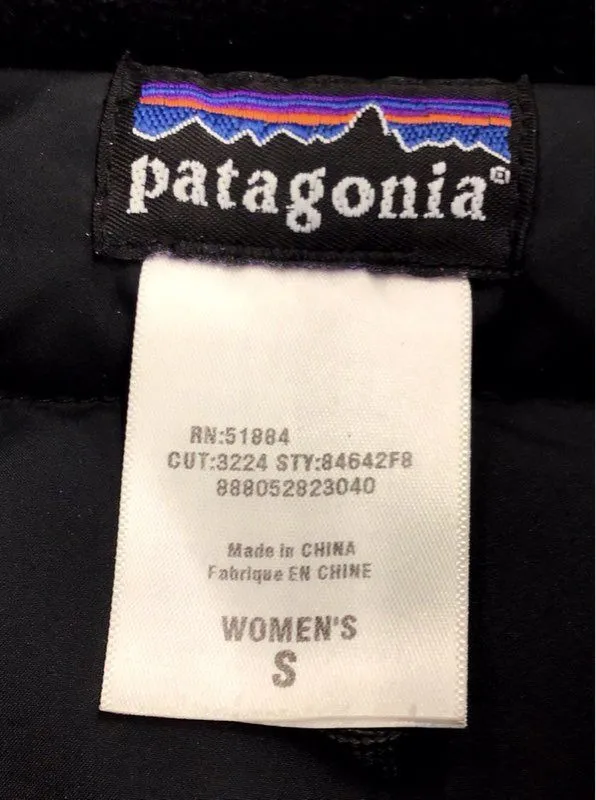 Patagonia Women's Black Puffer Vest - Size Small
