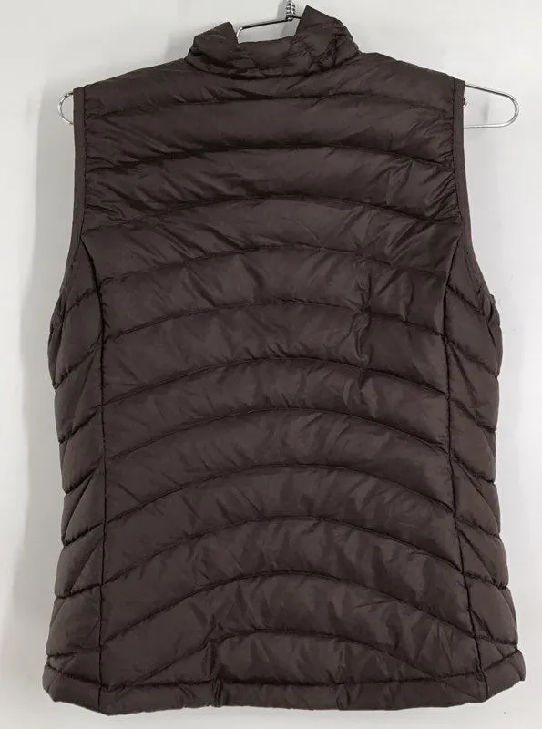 Patagonia Women's Brown Full Zip Puffer Vest - Size XS
