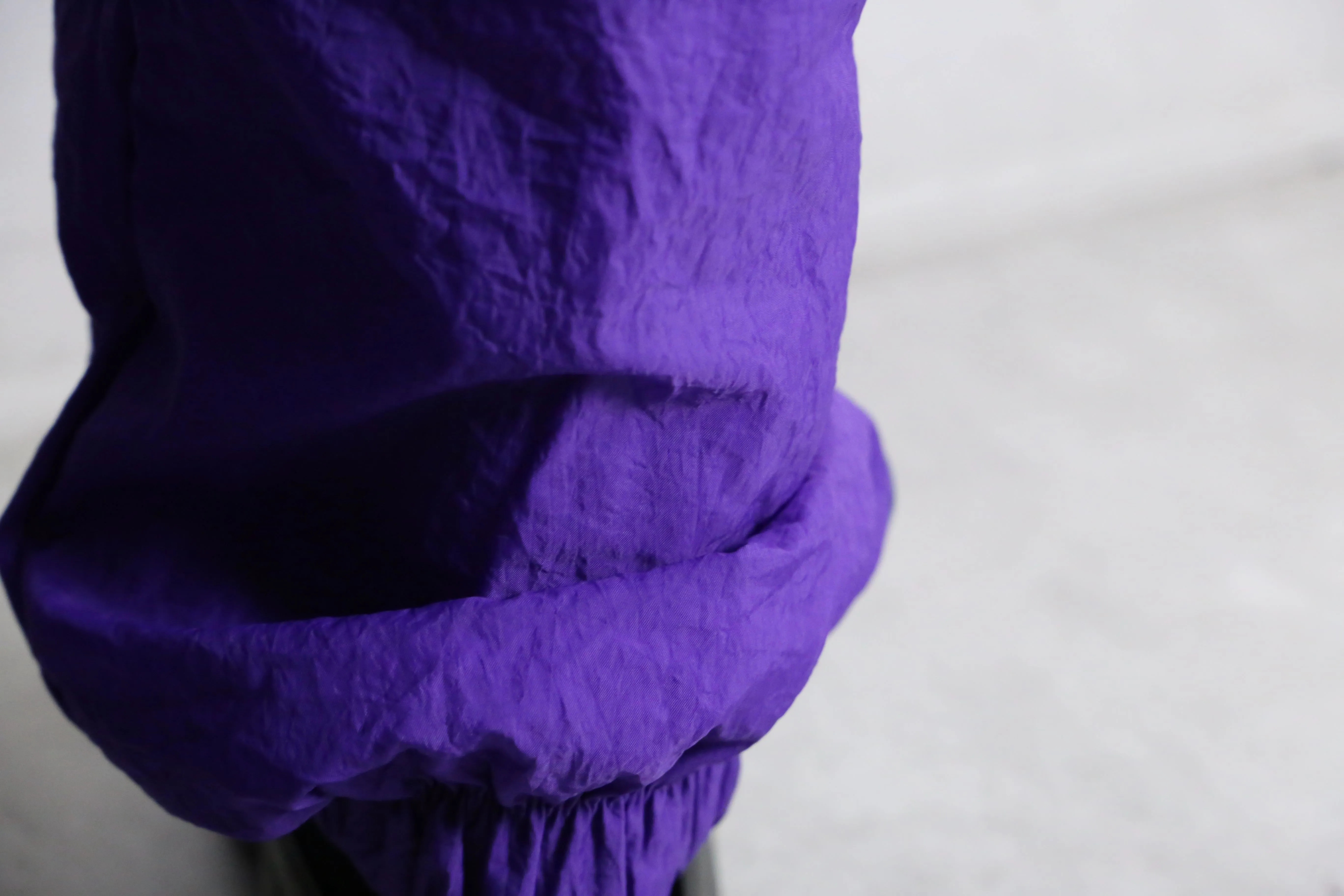 "NIKE" purple color zip design pants