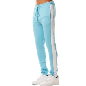 REBEL MINDS TRACK PANTS LT BLUE/WHITE