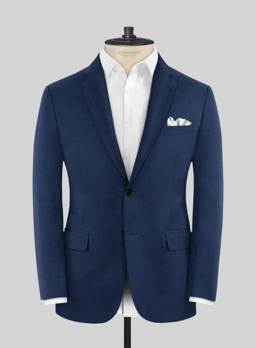 Reda Cobalt Blue Wool Jacket