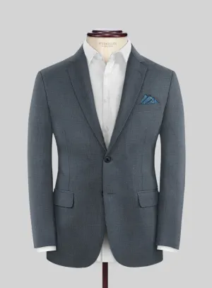 Reda Denim Blue Wool Jacket
