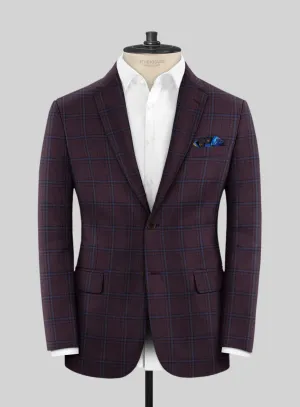 Reda Elupi Checks Wool Jacket