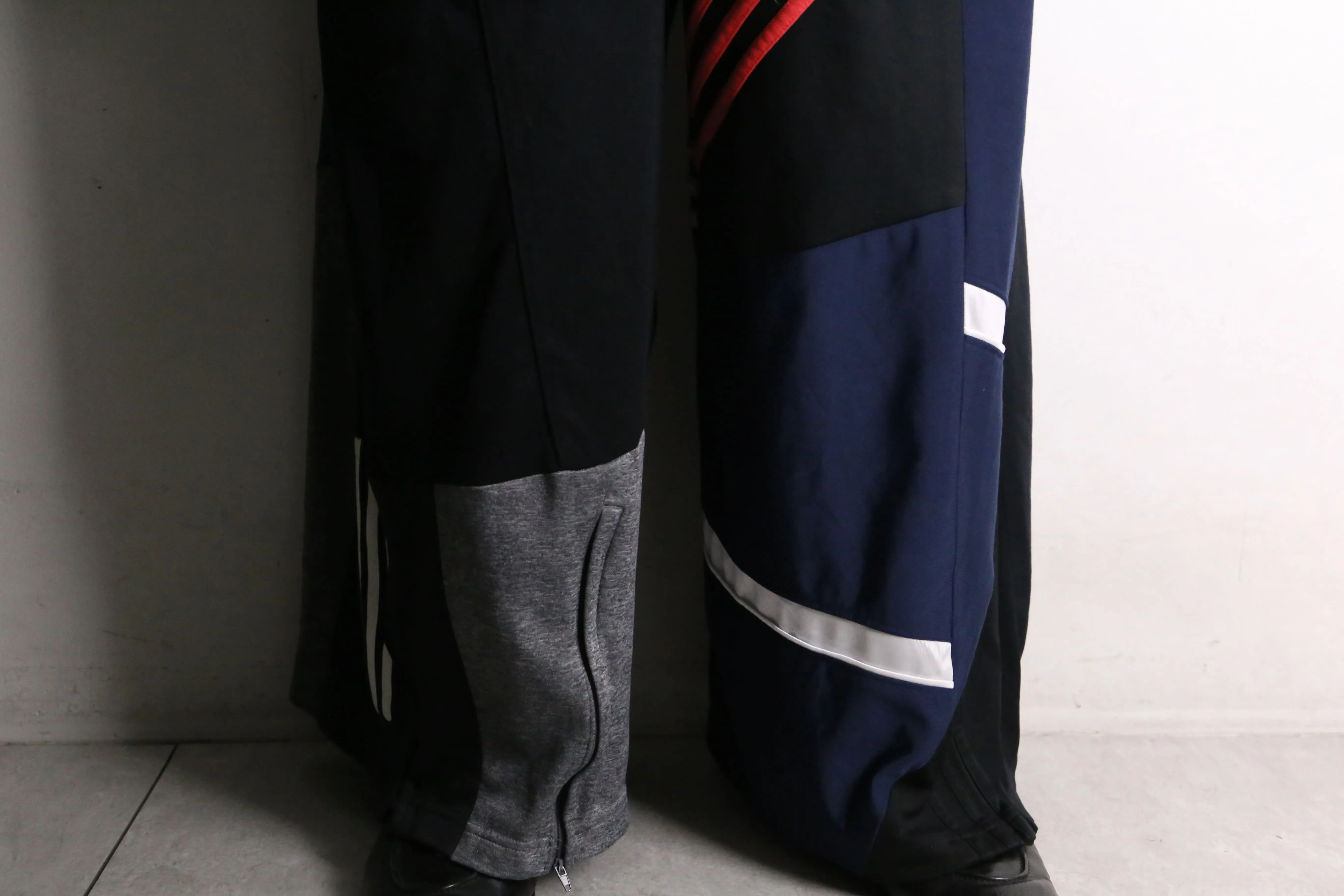 remake "再構築" asymmetry docking track pants