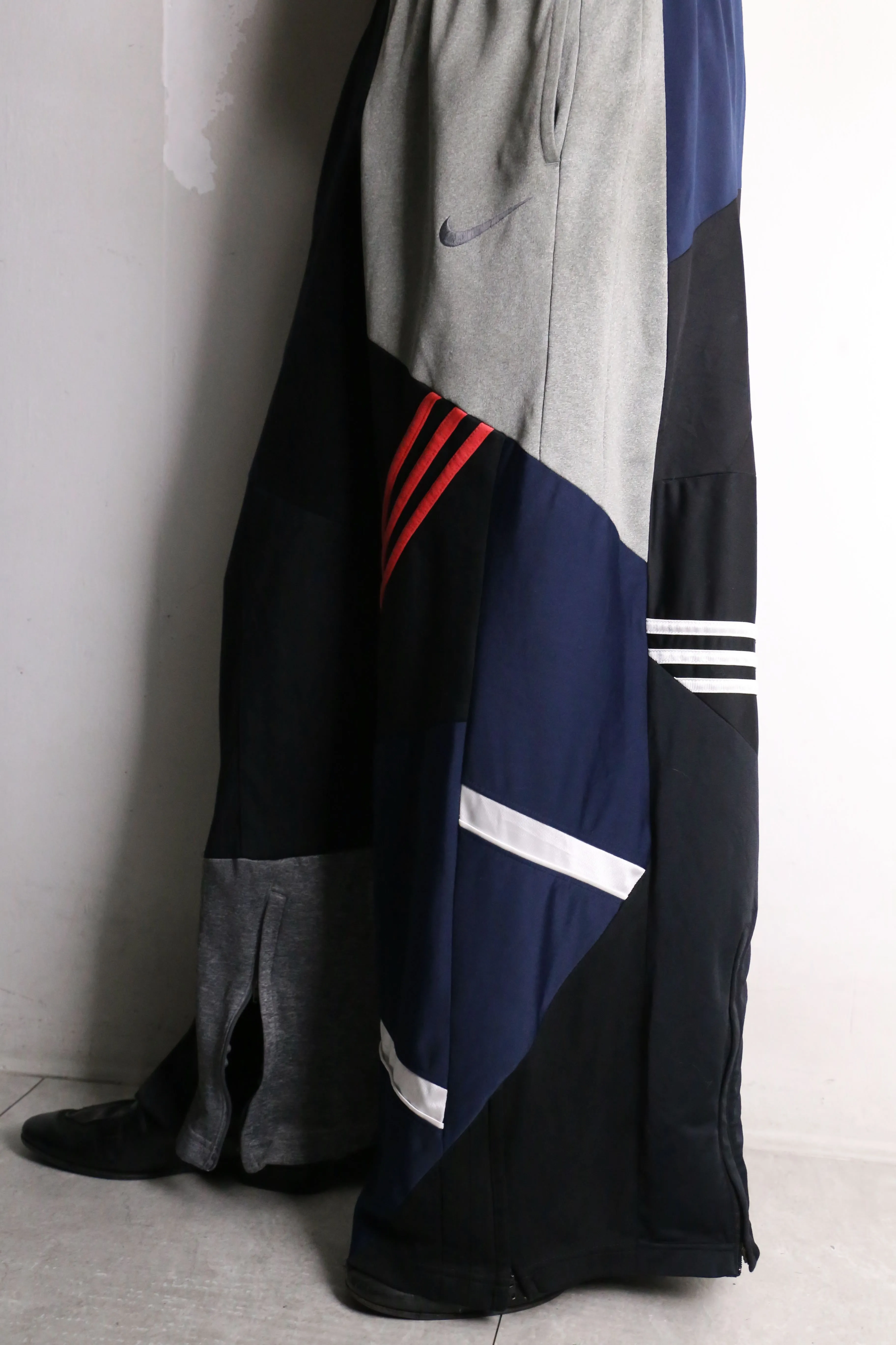 remake "再構築" asymmetry docking track pants