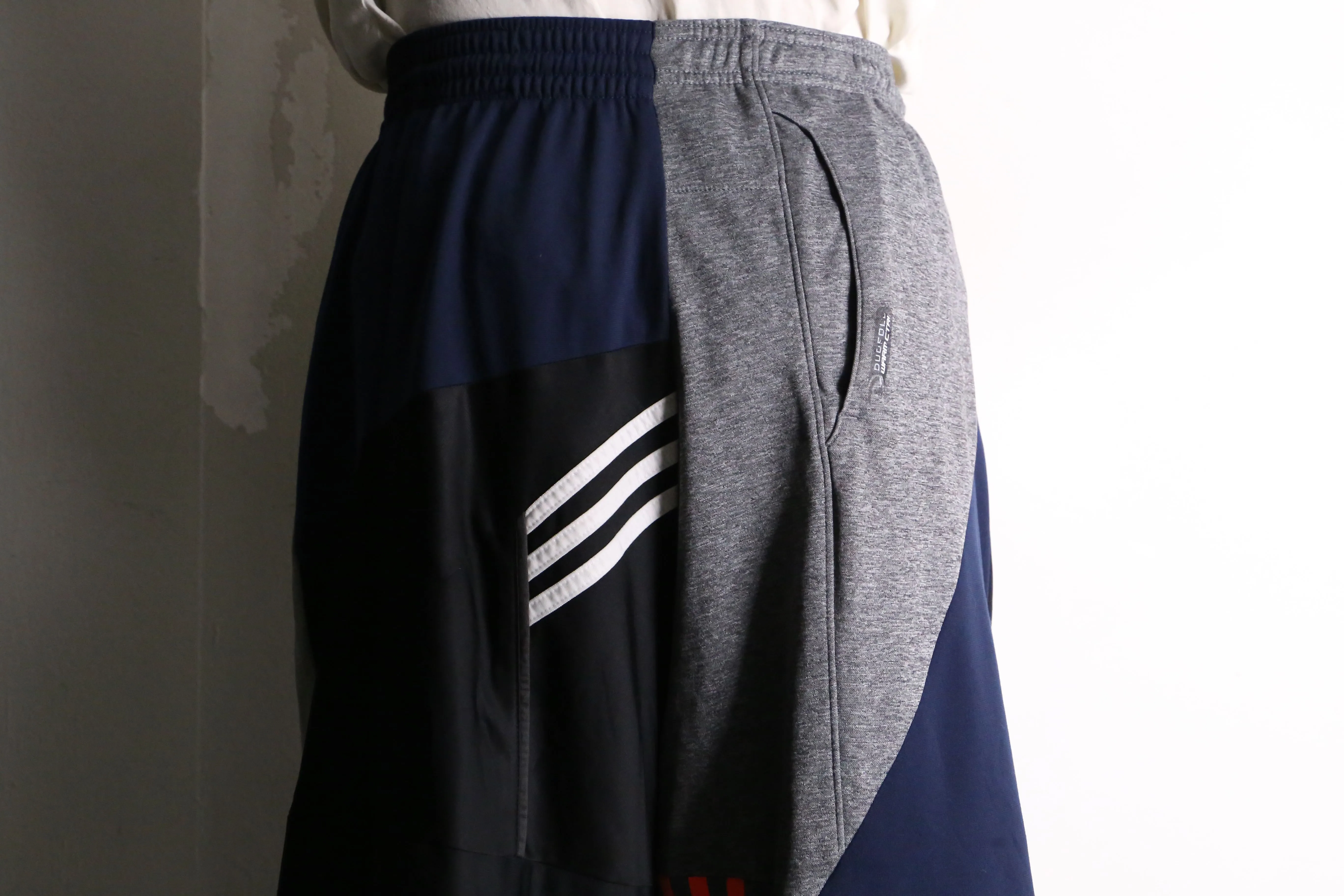remake "再構築" asymmetry docking track pants