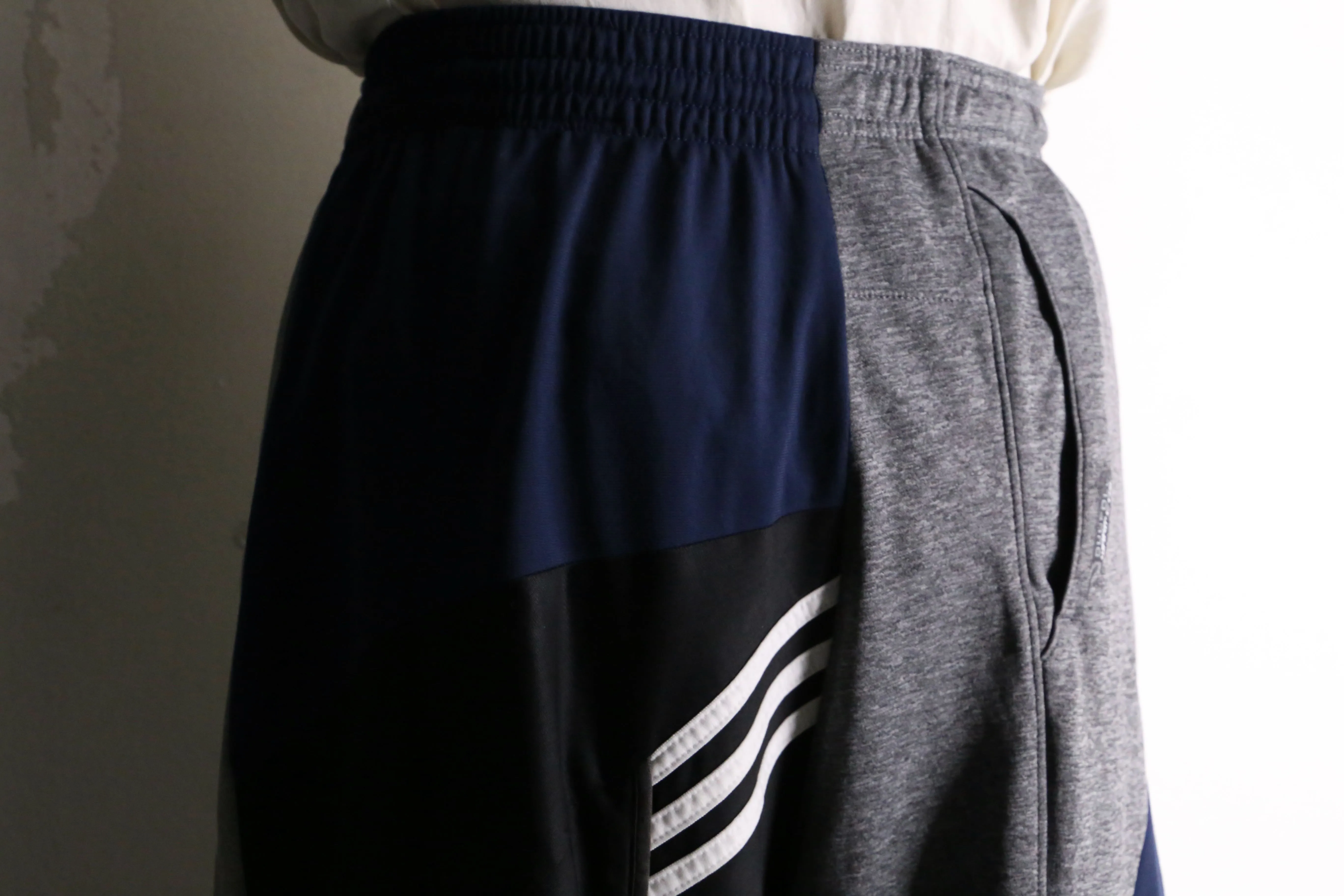 remake "再構築" asymmetry docking track pants