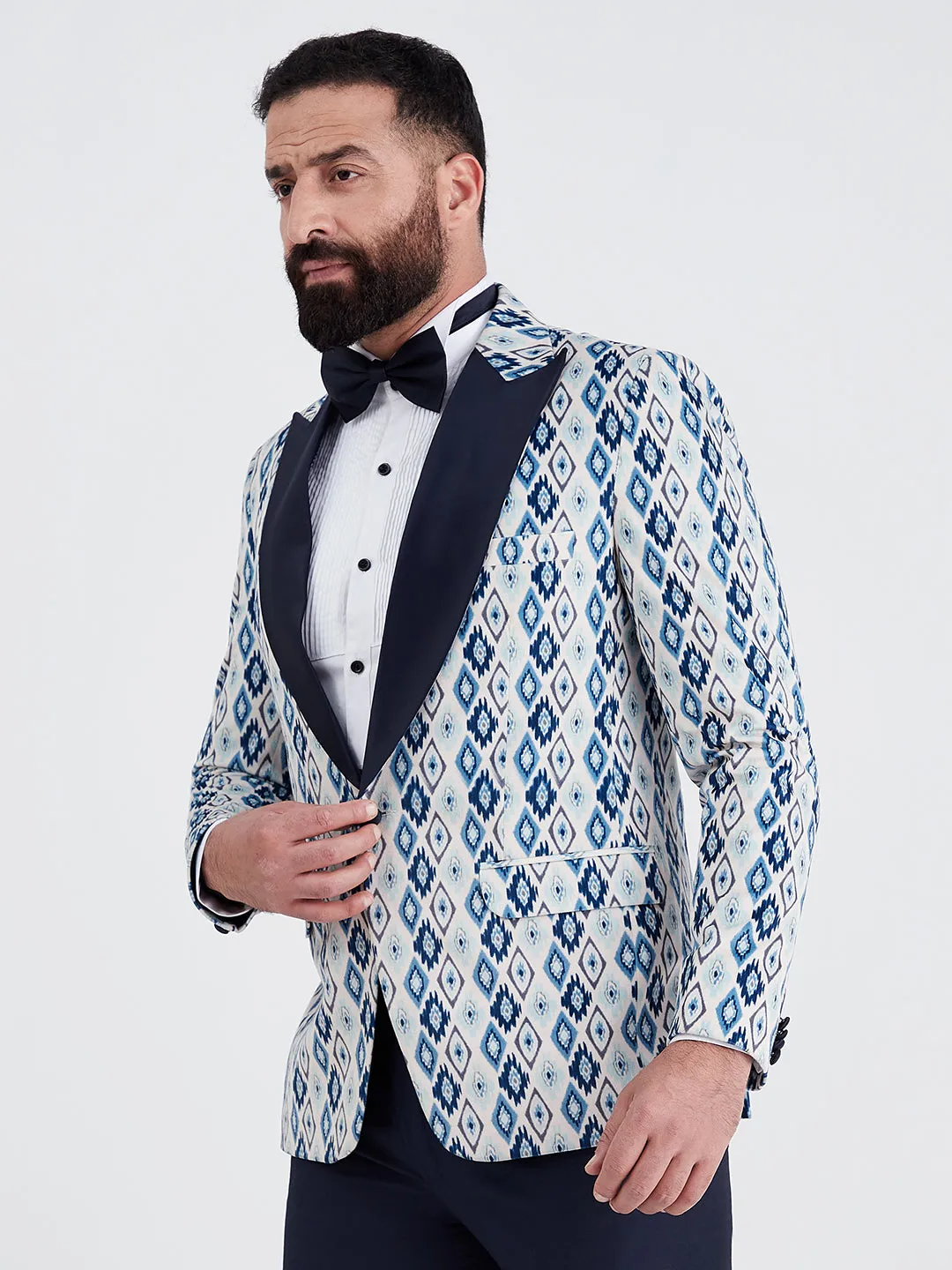 Royal Print Blazer