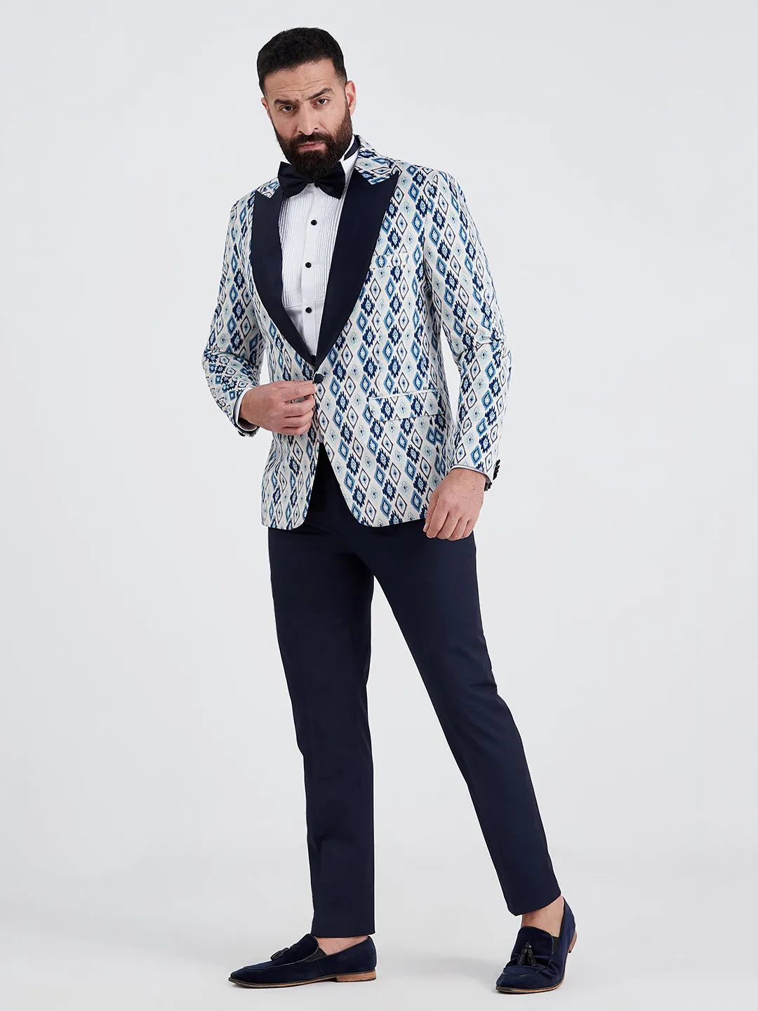 Royal Print Blazer
