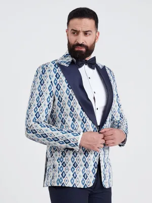 Royal Print Blazer