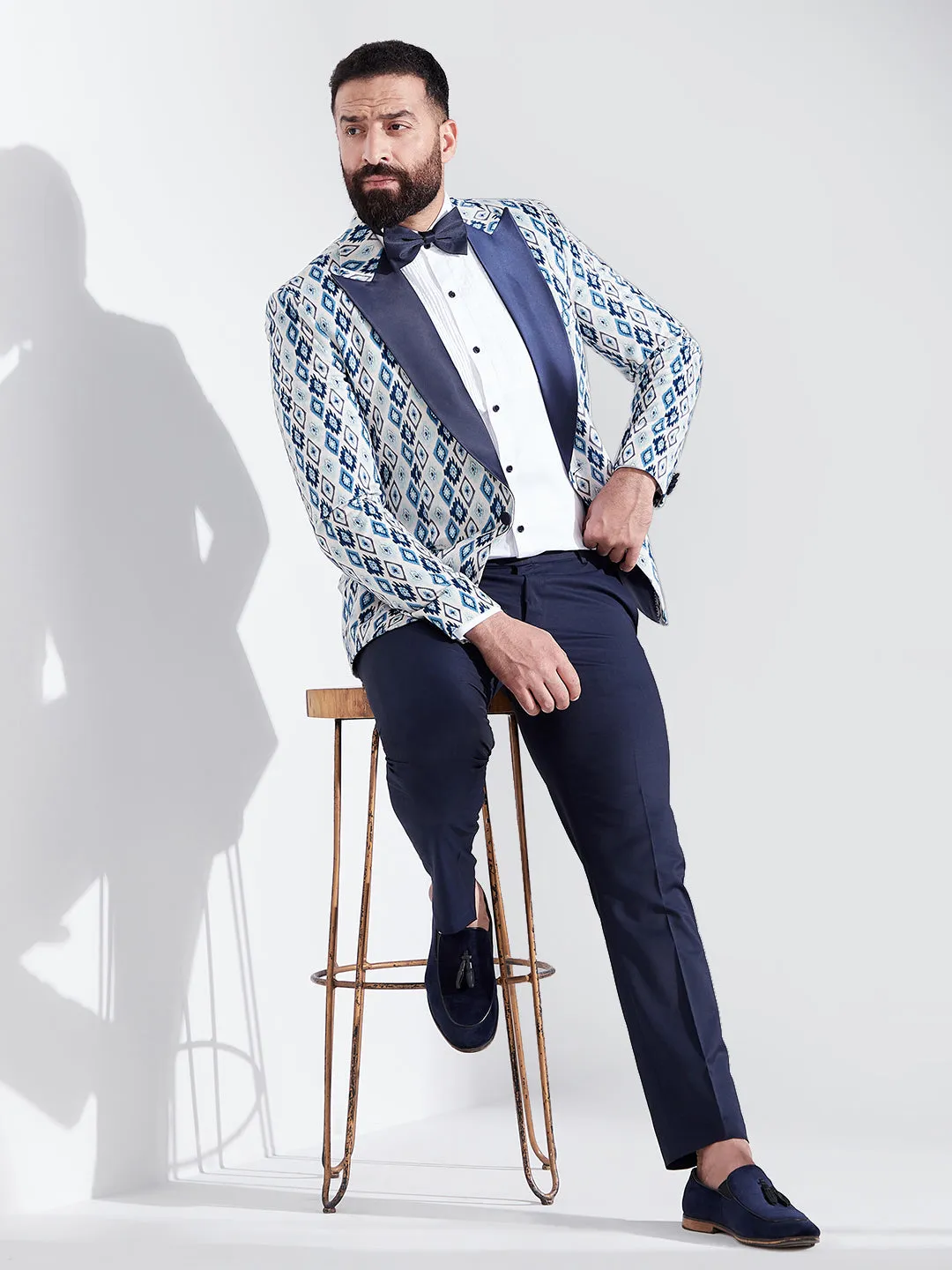 Royal Print Blazer