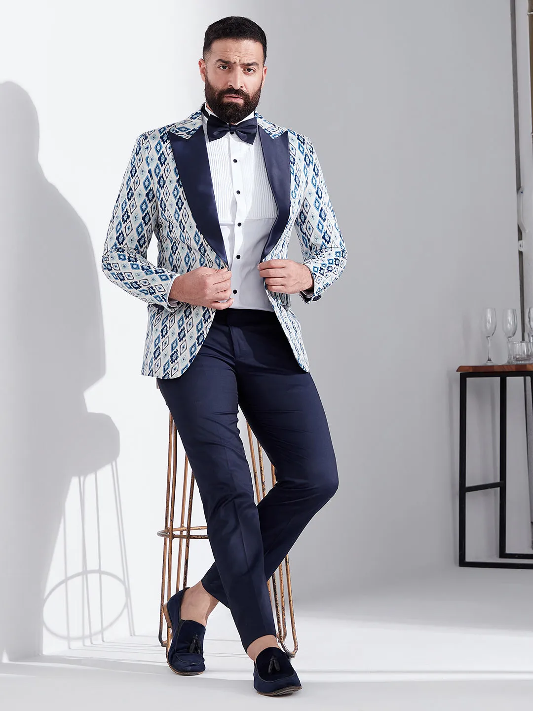 Royal Print Blazer
