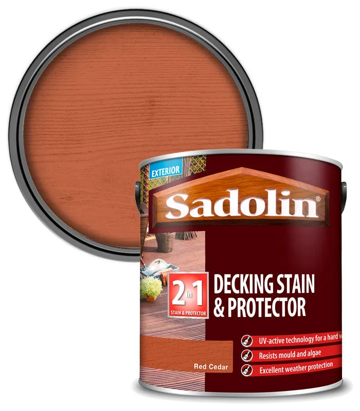 Sadolin Decking Stain and Protector - 2.5 Litre