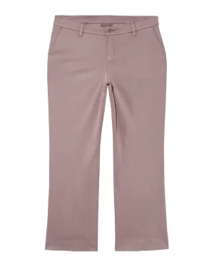 Sarahi Brushed Sateen Trouser | Charcoal Grey