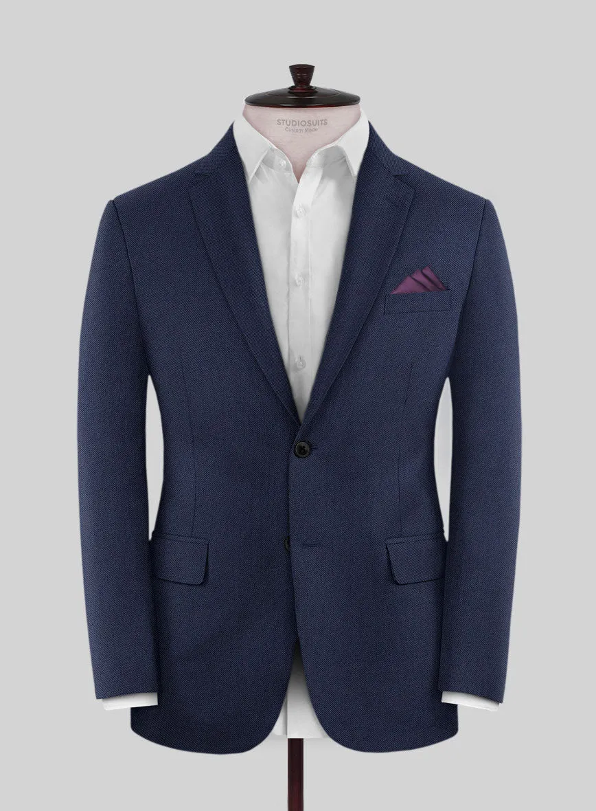 Scabal Tornado Oili Blue Wool Jacket