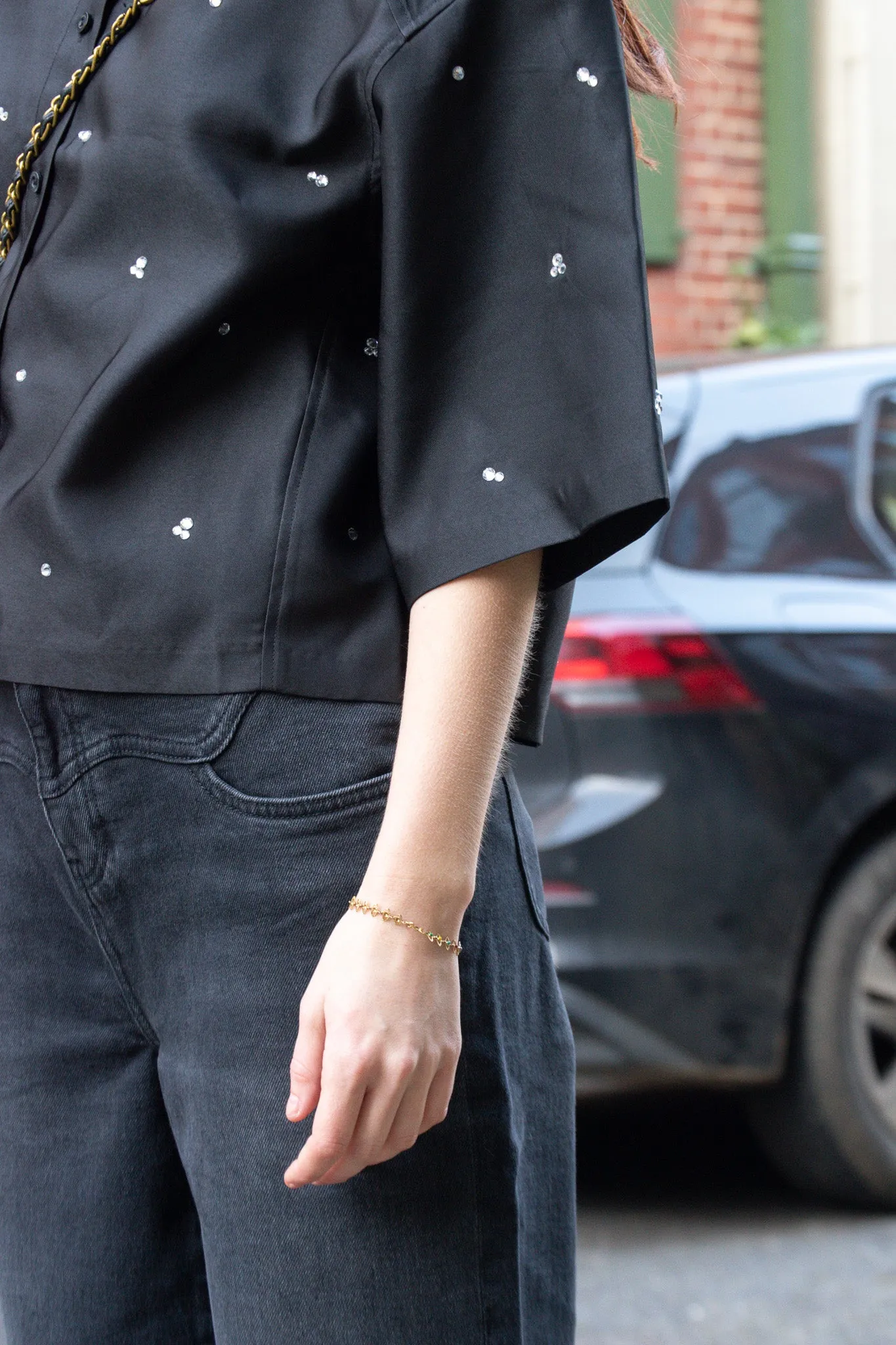 Second Female Elegance Black Shirt