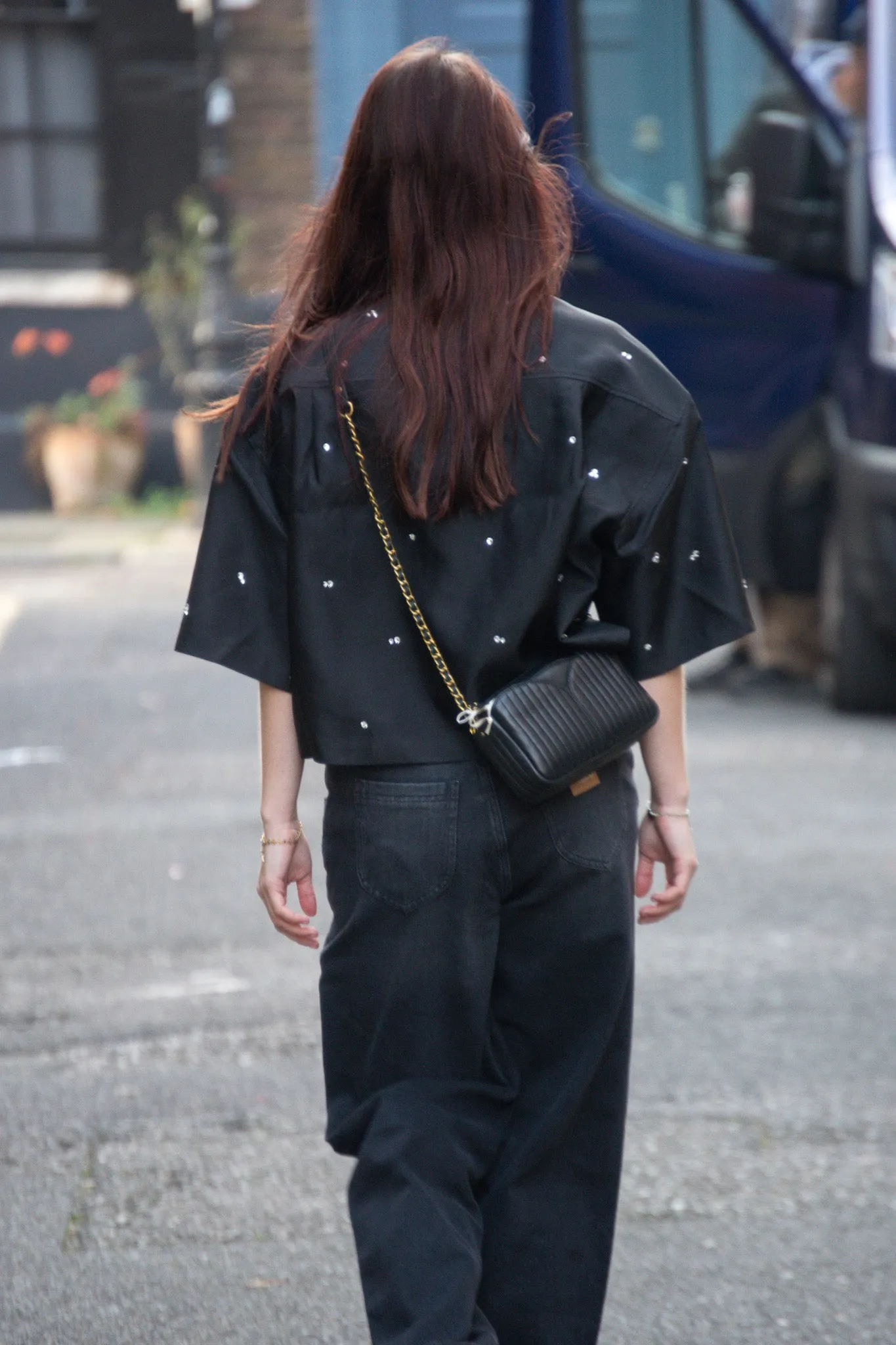 Second Female Elegance Black Shirt