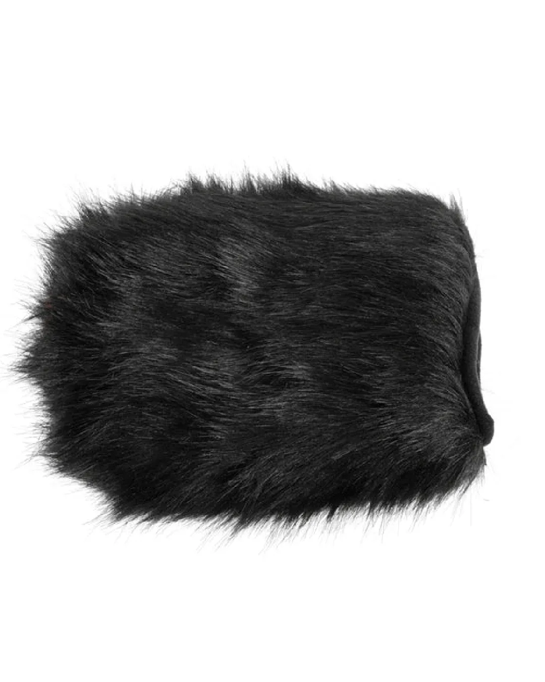 Spiked and Furry Black Sensory Mitt