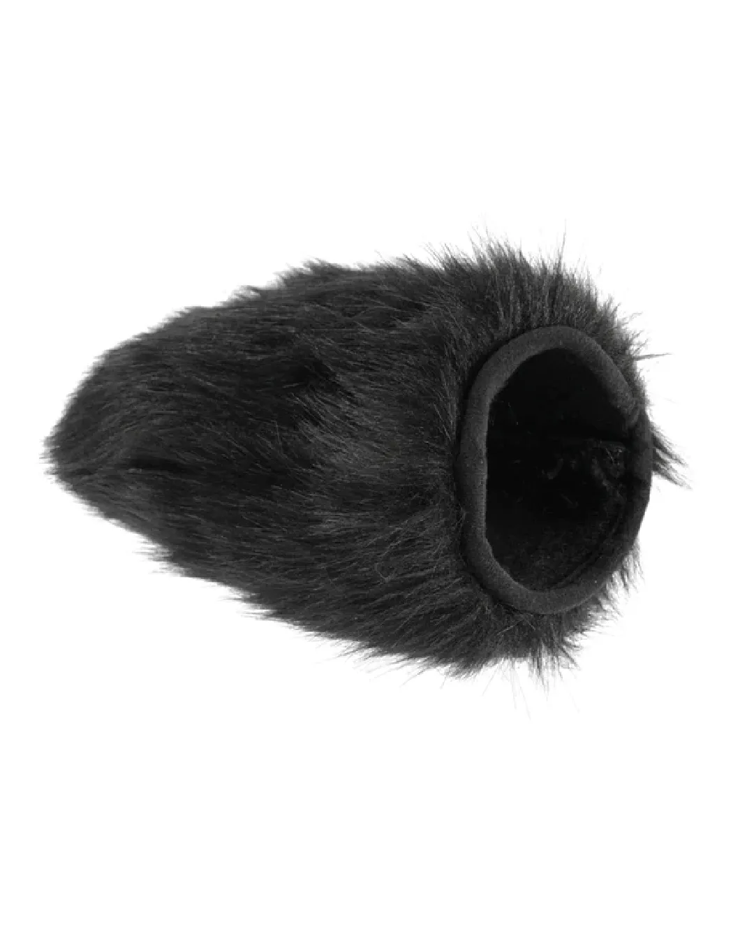 Spiked and Furry Black Sensory Mitt