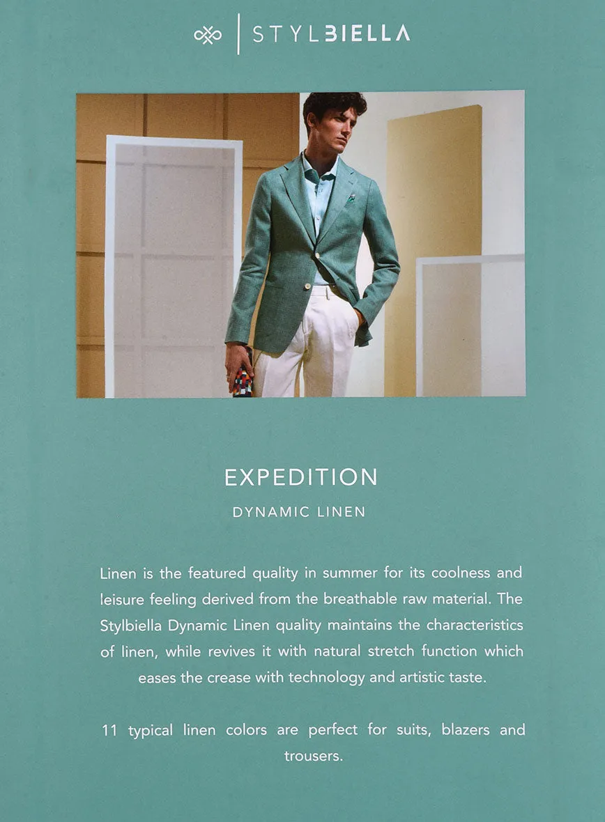 Stylbiella Natural White Linen Jacket