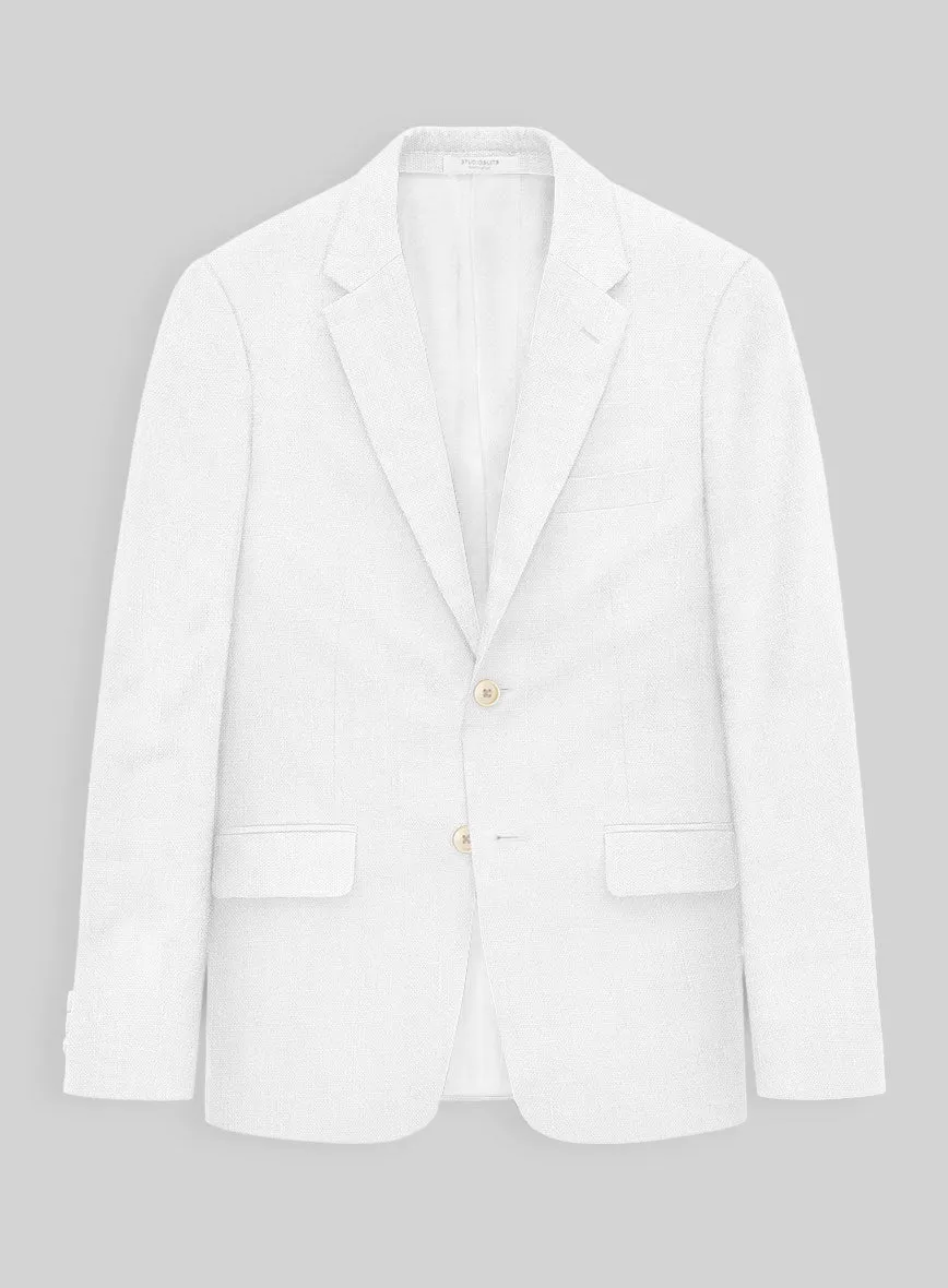 Stylbiella Natural White Linen Jacket