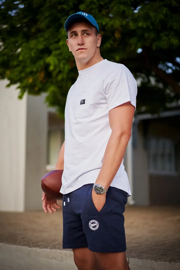 The Luxe BSB Track-Shorts in Navy