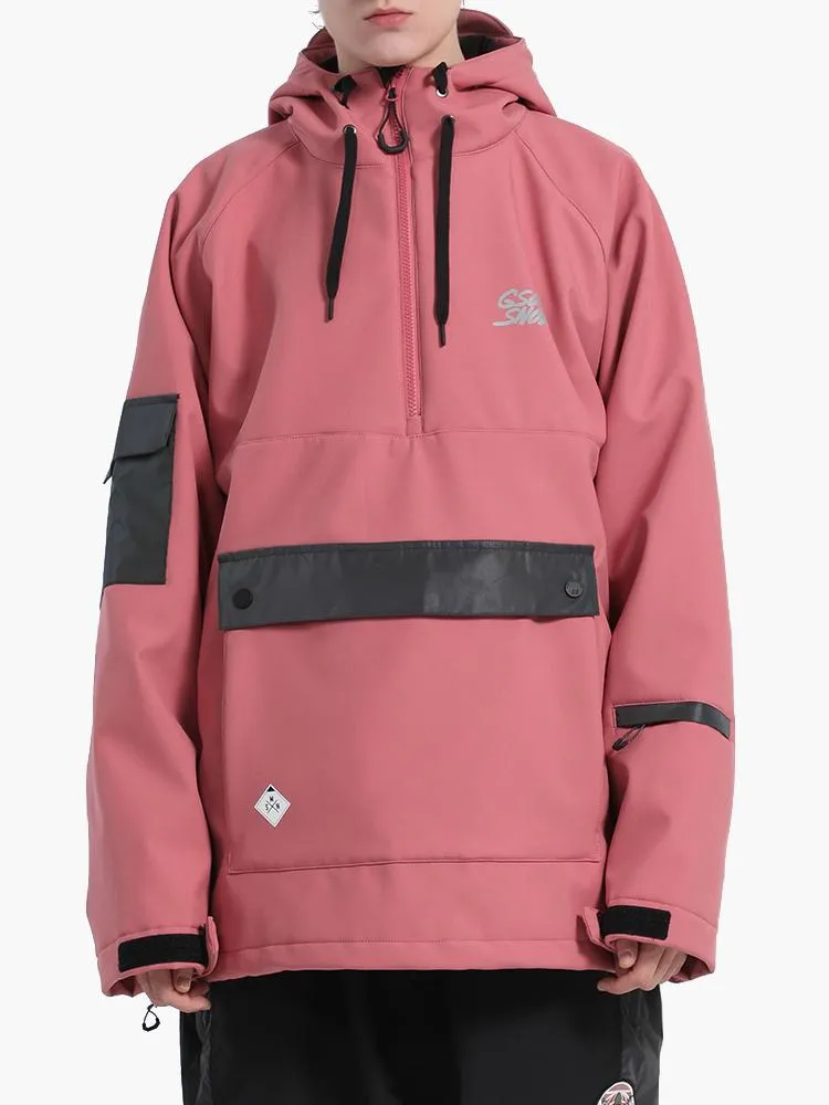 Unisex Winter 2023 Pink Waterproof Colorful Fluorescent Ski Suit