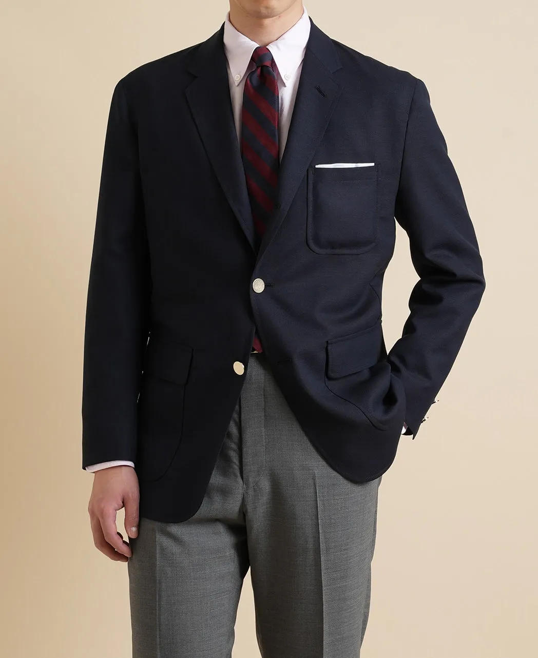 Unstructured IVY NAVY BLAZER