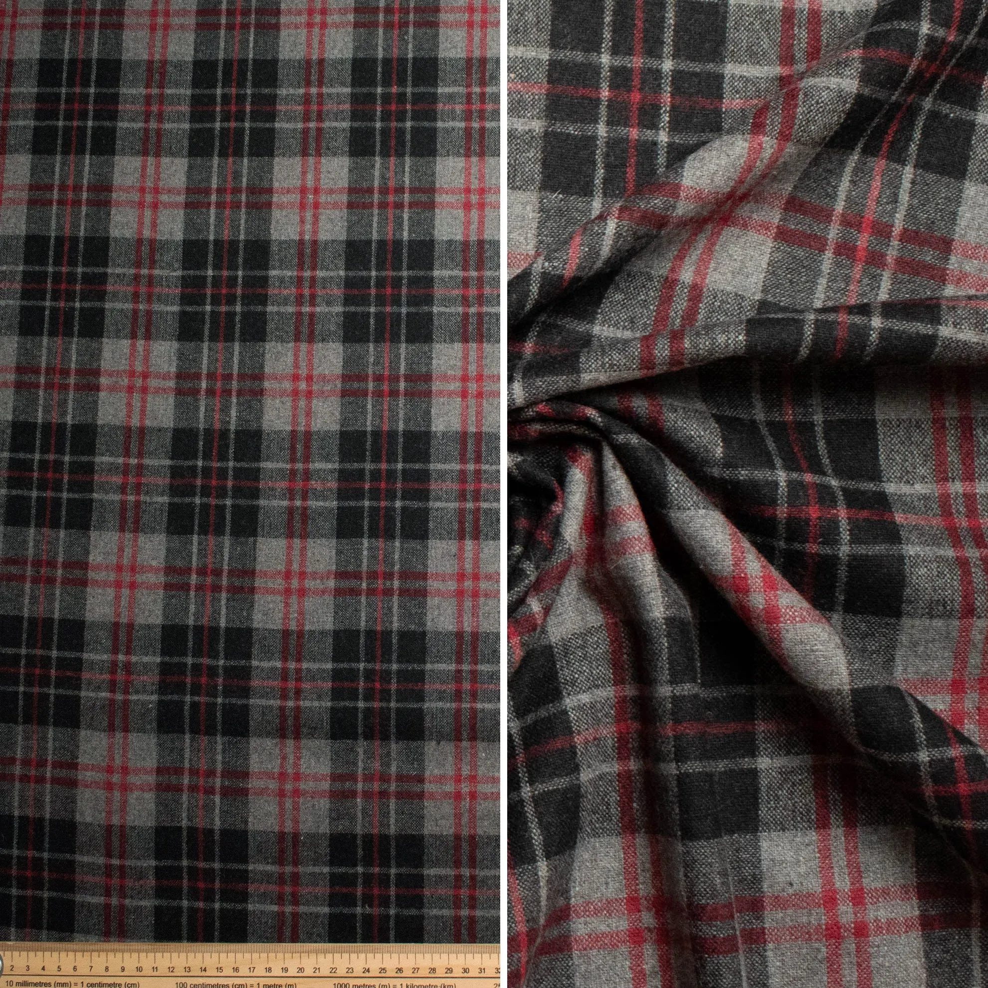 Wool Melton Checks